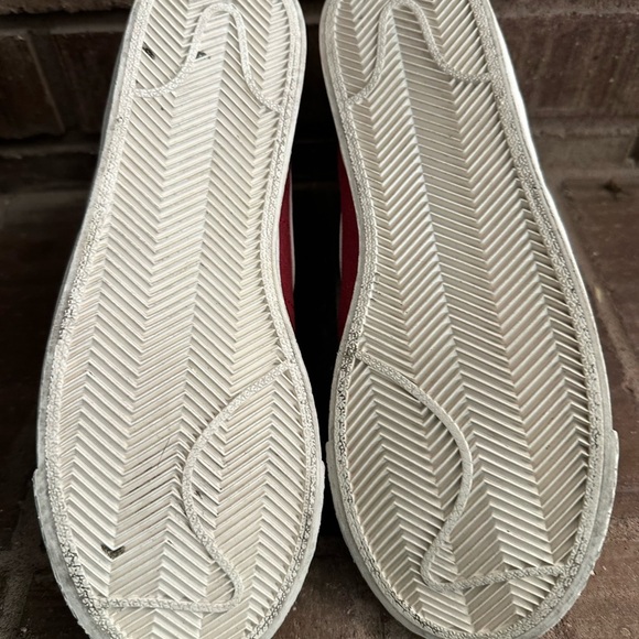 Red Suede Nike Blazers 5.5Y - Picture 5 of 6